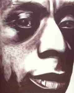 %22JAMES BALDWIN%22 - Acrylic, c Roy Thinnes