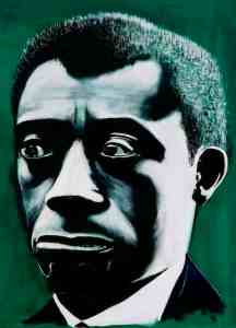 %22JAMES BLUE SUIT%22 - at MLK funeral - Acrylic, c Roy Thinnes