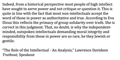 role of intellectual