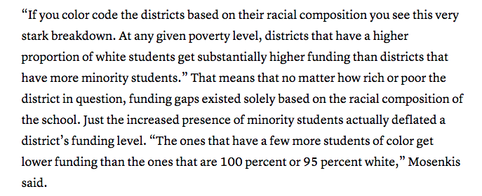 race and school funding