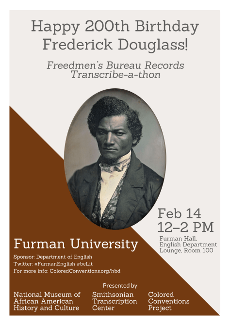Furman Douglass Day 2018 flyer